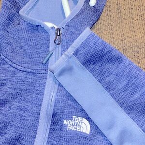 North face zip up sweater, purple colour, women’s small